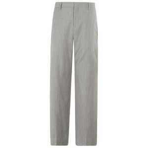 Briglia Pearl Gray Straight-Leg Briglia Pants With Classic Features - NWT